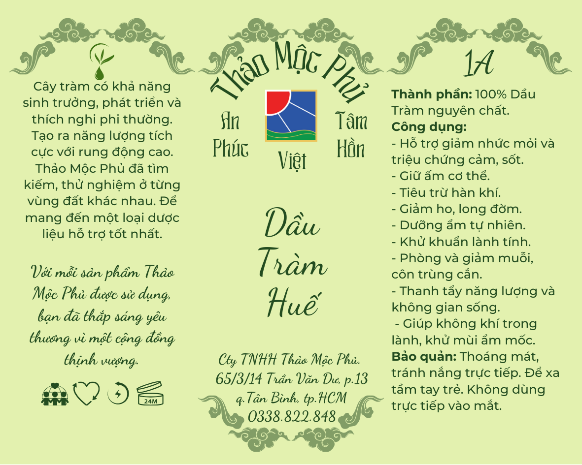 Tem Nhãn Dầu Tràm Huế